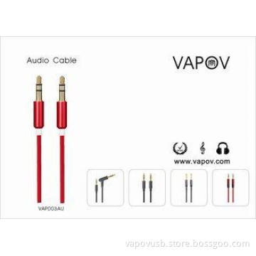 colorful audio cable designed for all kinds of mobile phone